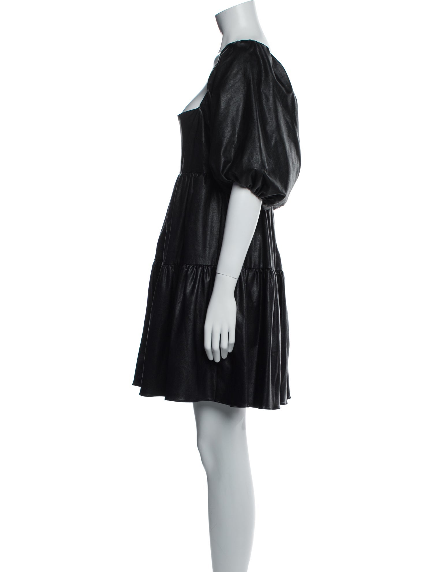 Amanda Uprichard Square Neckline Mini Dress