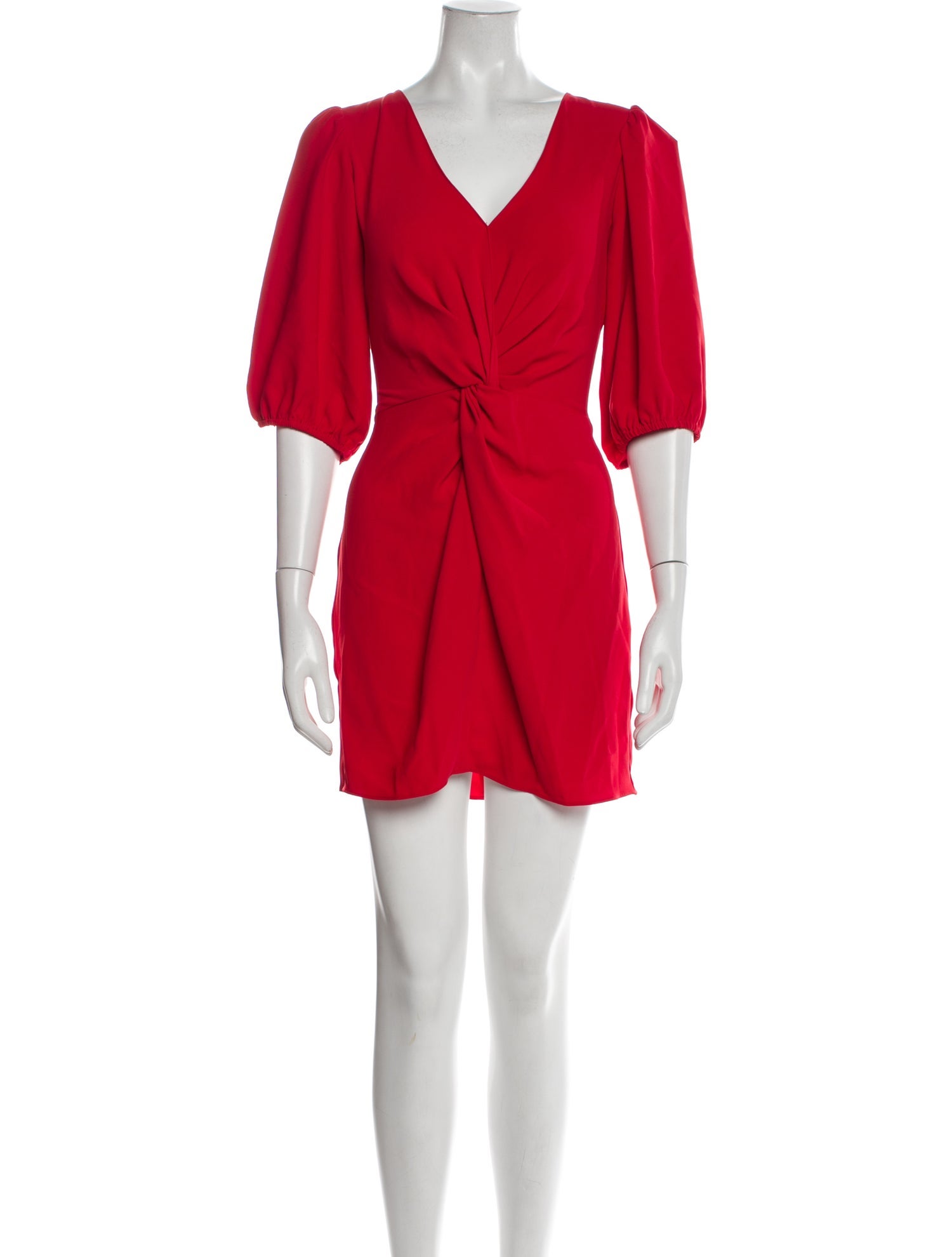 Amanda Uprichard V-Neck Mini Dress