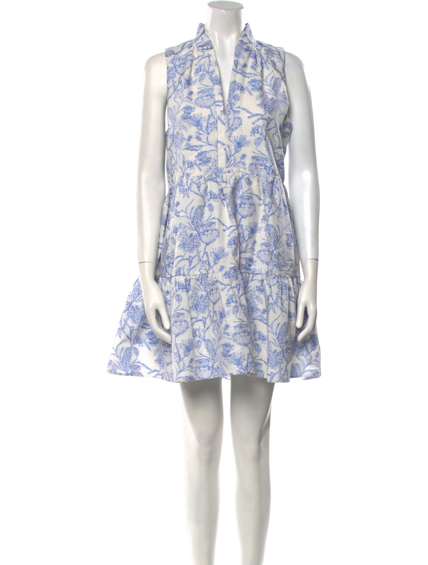 Amanda Uprichard Floral Print Mini Dress