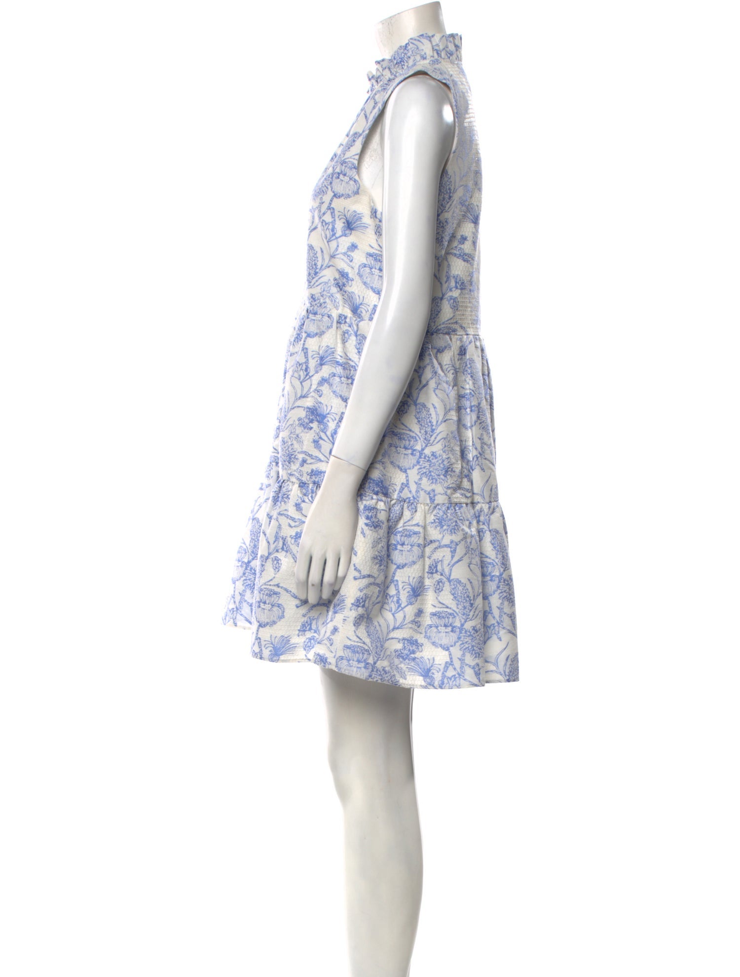 Amanda Uprichard Floral Print Mini Dress