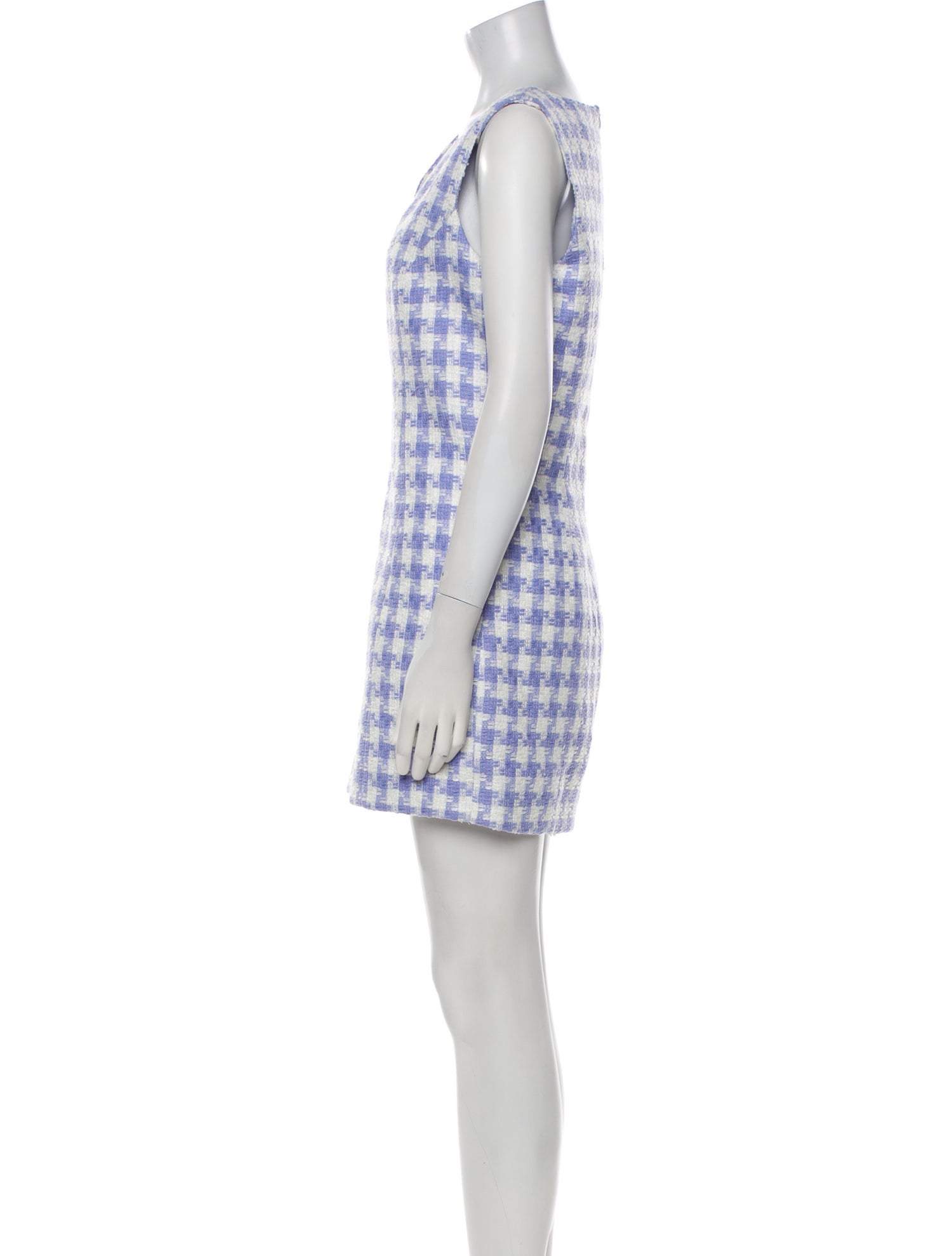 Amanda Uprichard Plaid Print Mini Dress