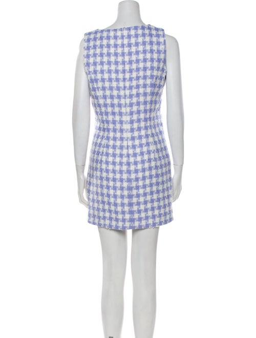 Amanda Uprichard Plaid Print Mini Dress