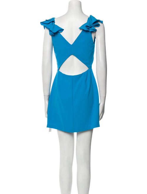 Amanda Uprichard V-Neck Mini Dress