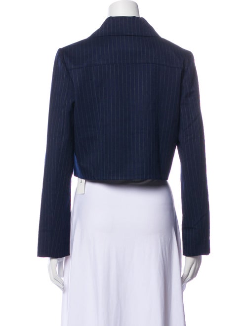 Amanda Uprichard Striped Denim Jacket