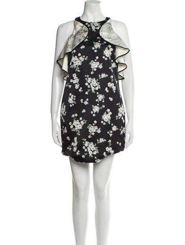 Amur Dresses Floral Print Mini Dress US 2 | XS
