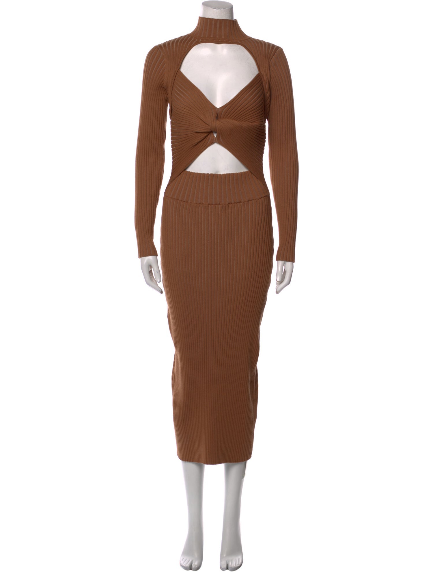 AMUR Turtleneck Long Dress