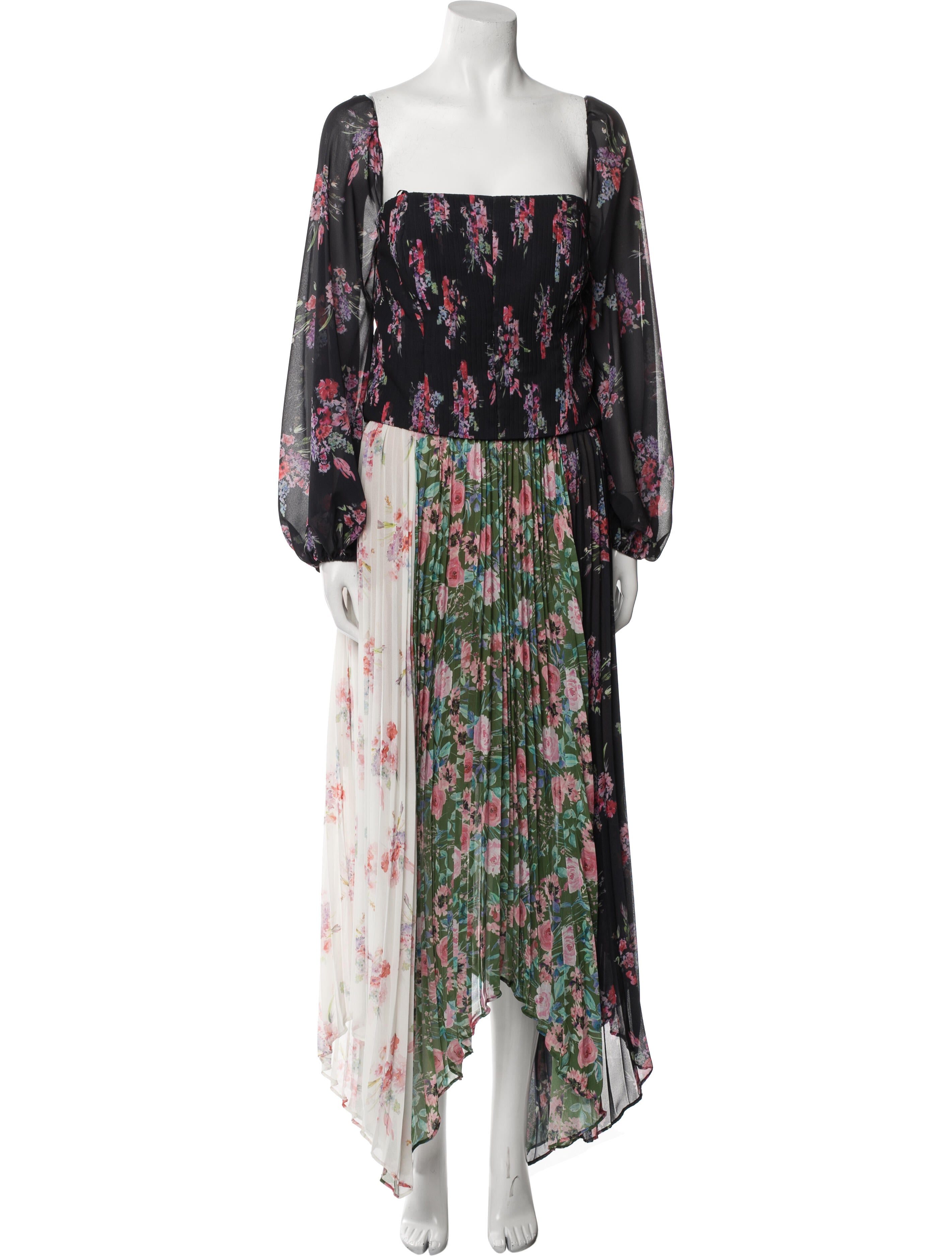 AMUR Floral Print Skirt Set