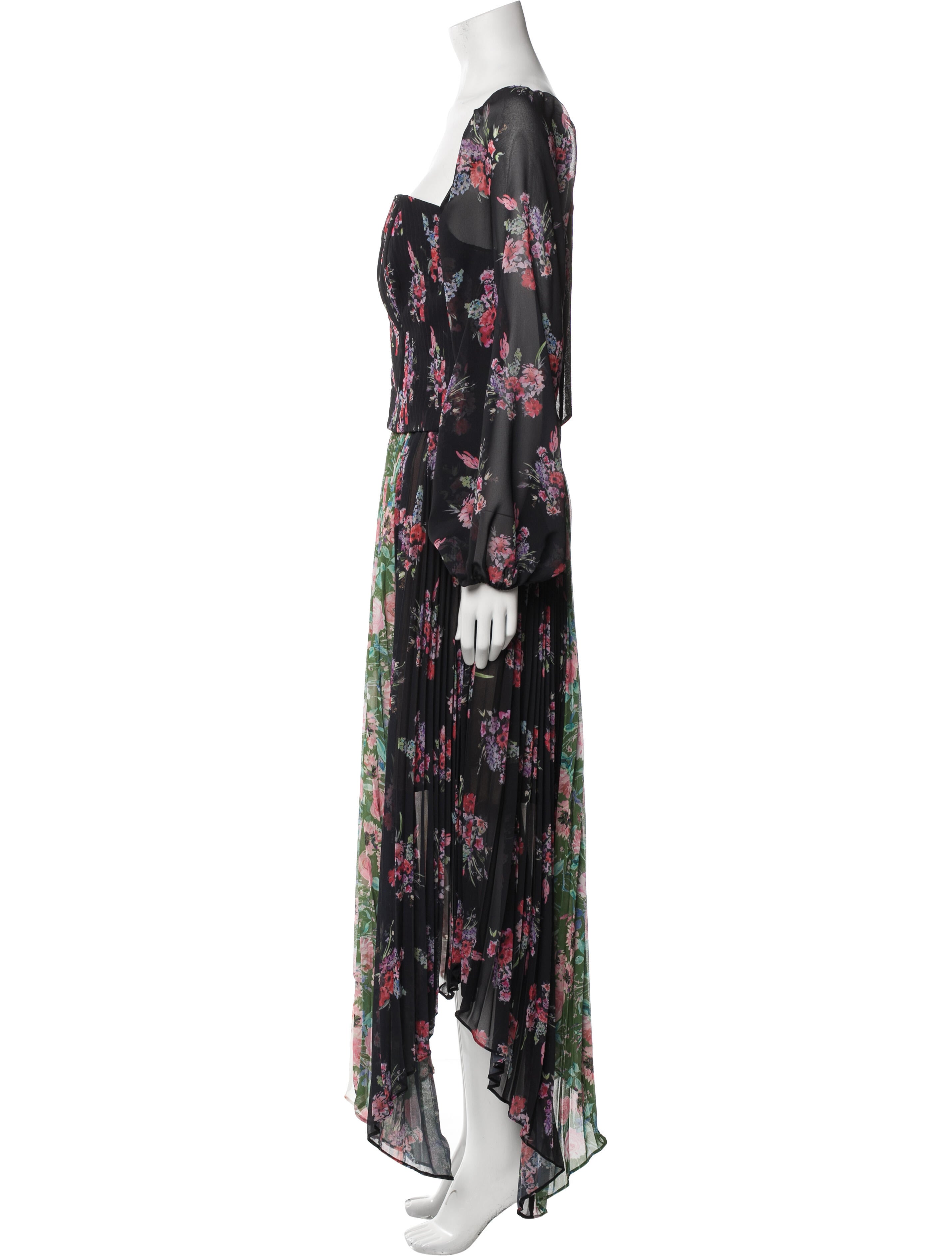 AMUR Floral Print Skirt Set