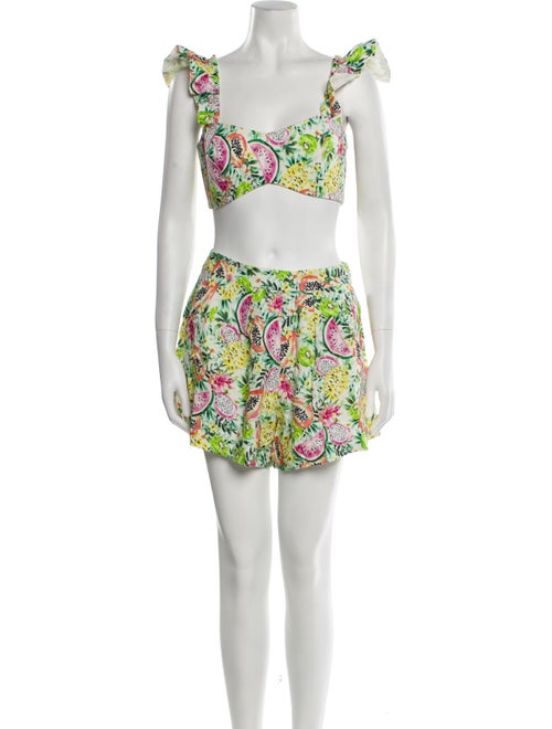 AMUR Floral Print Short Set