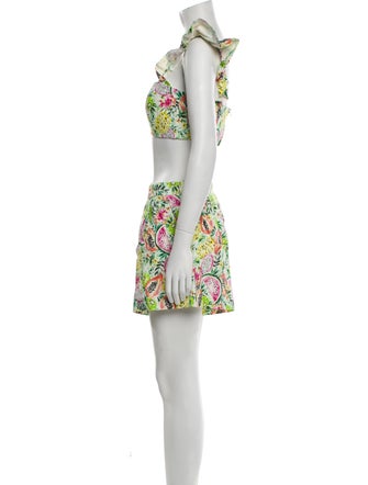 AMUR Floral Print Short Set