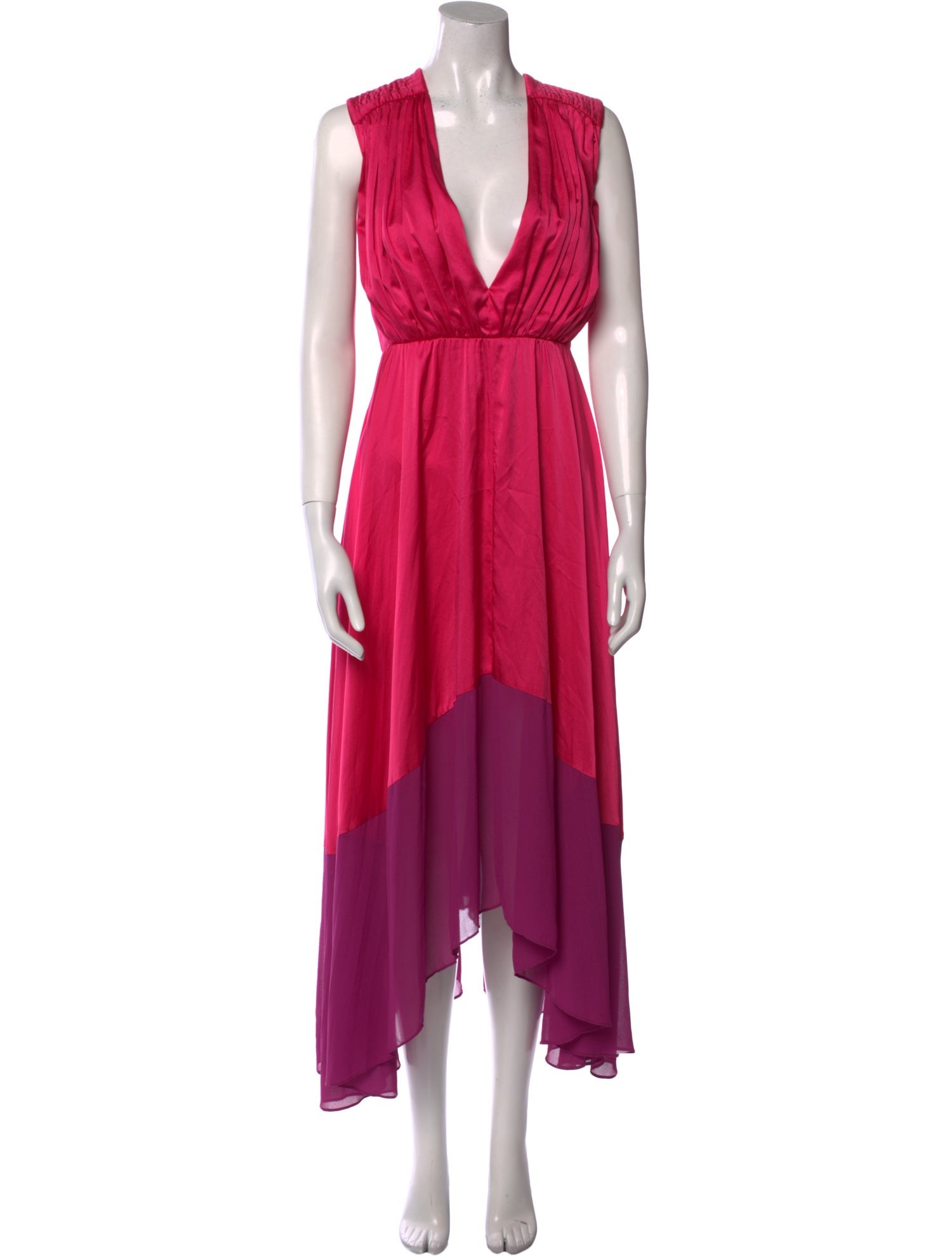 AMUR V-Neck Long Dress