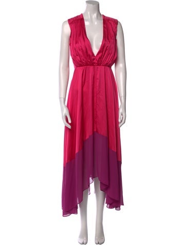 Amur Dresses V-Neck Long Dress L