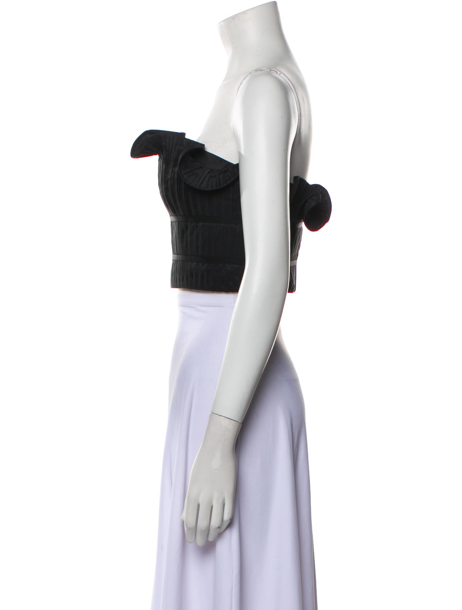 AMUR Strapless Crop Top