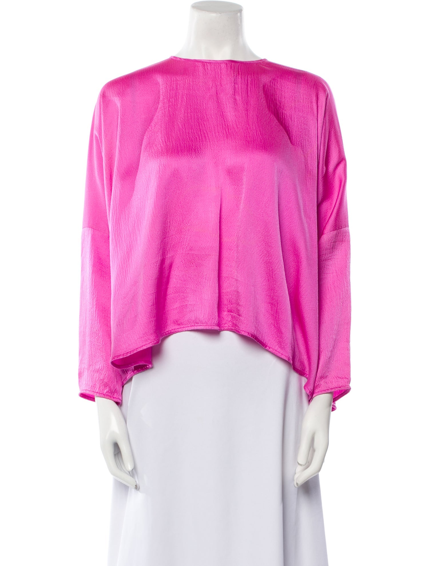 ★AMl PARlS★ [Army] SS25 Blouse FSH220.AC0014AC0014 Lola silk blouse army green