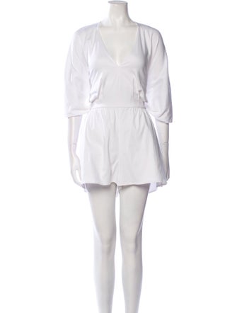 AMUR Plunge Neckline Romper