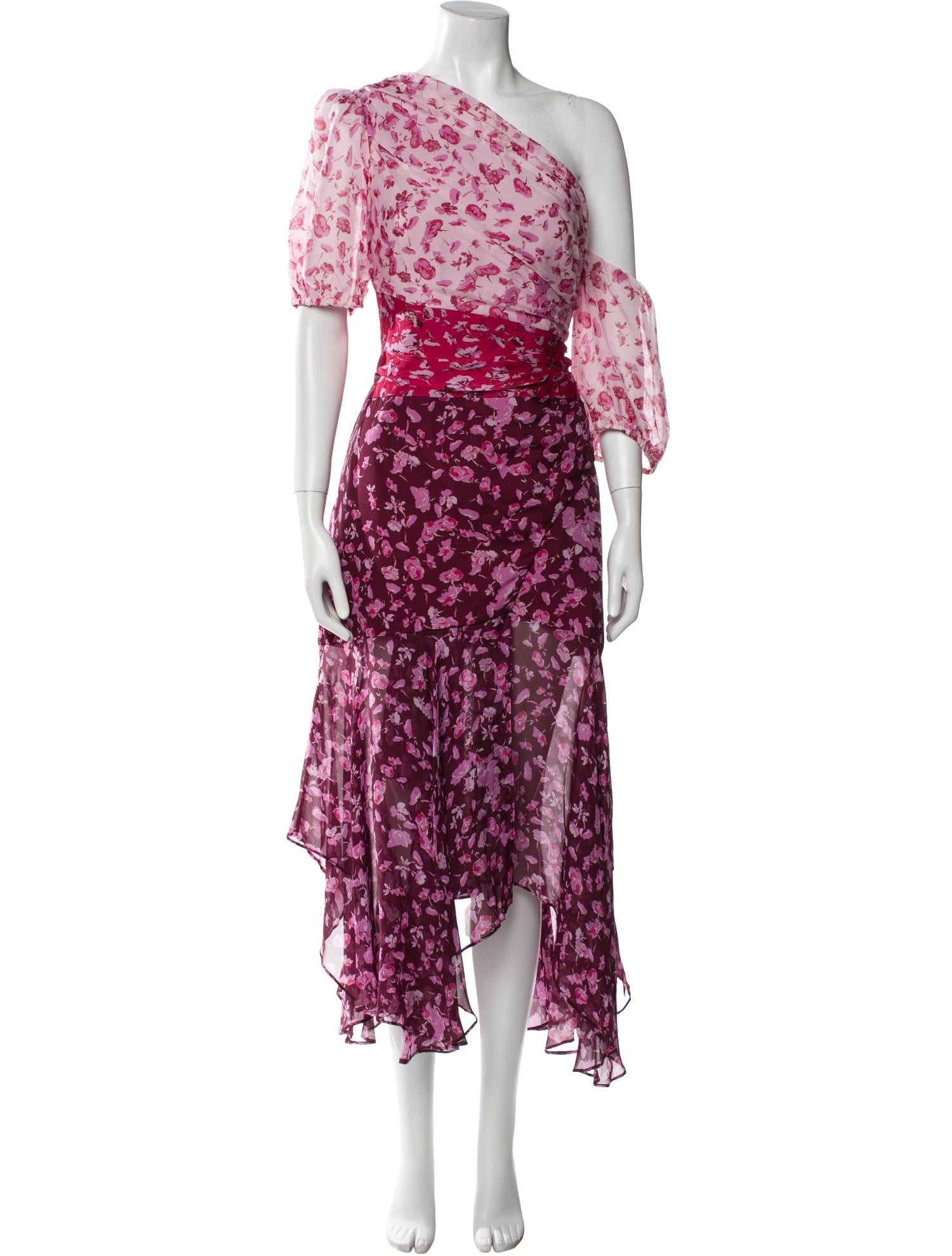 AMUR Silk Long Dress - Pink Dresses, Clothing - WAMUR26073 | The RealReal
