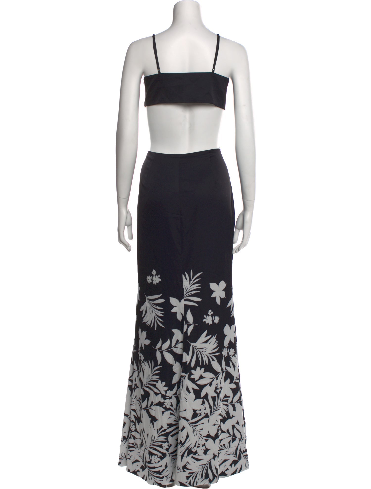 AMUR Floral Print Long Dress