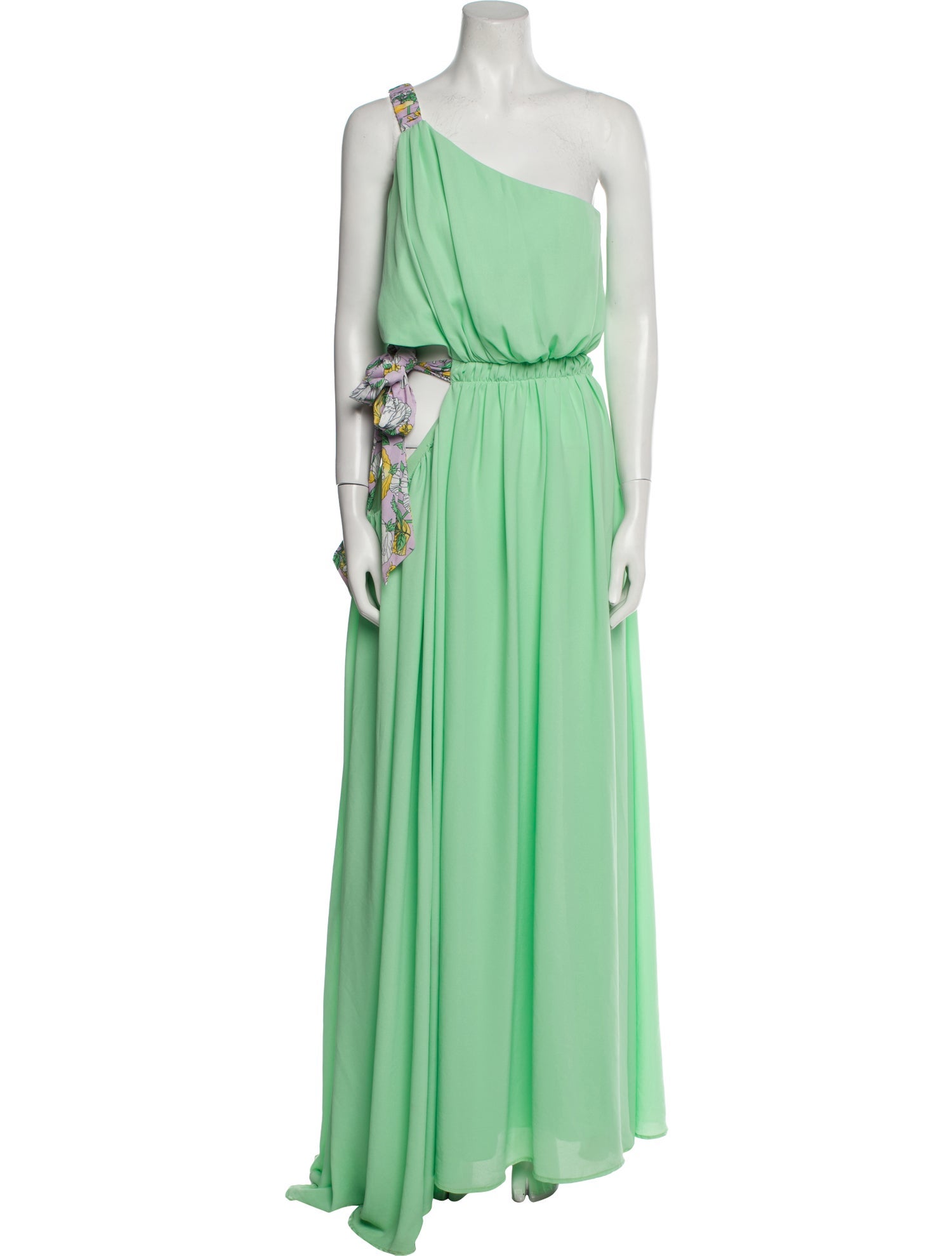 AMUR One-Shoulder Long Dress