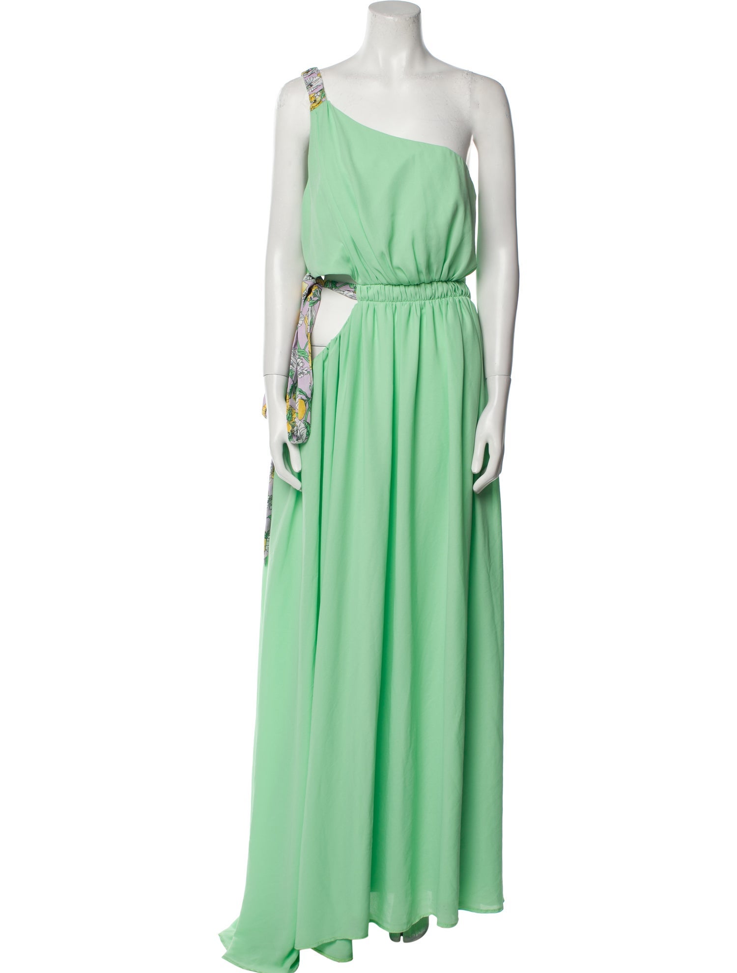AMUR One-Shoulder Long Dress