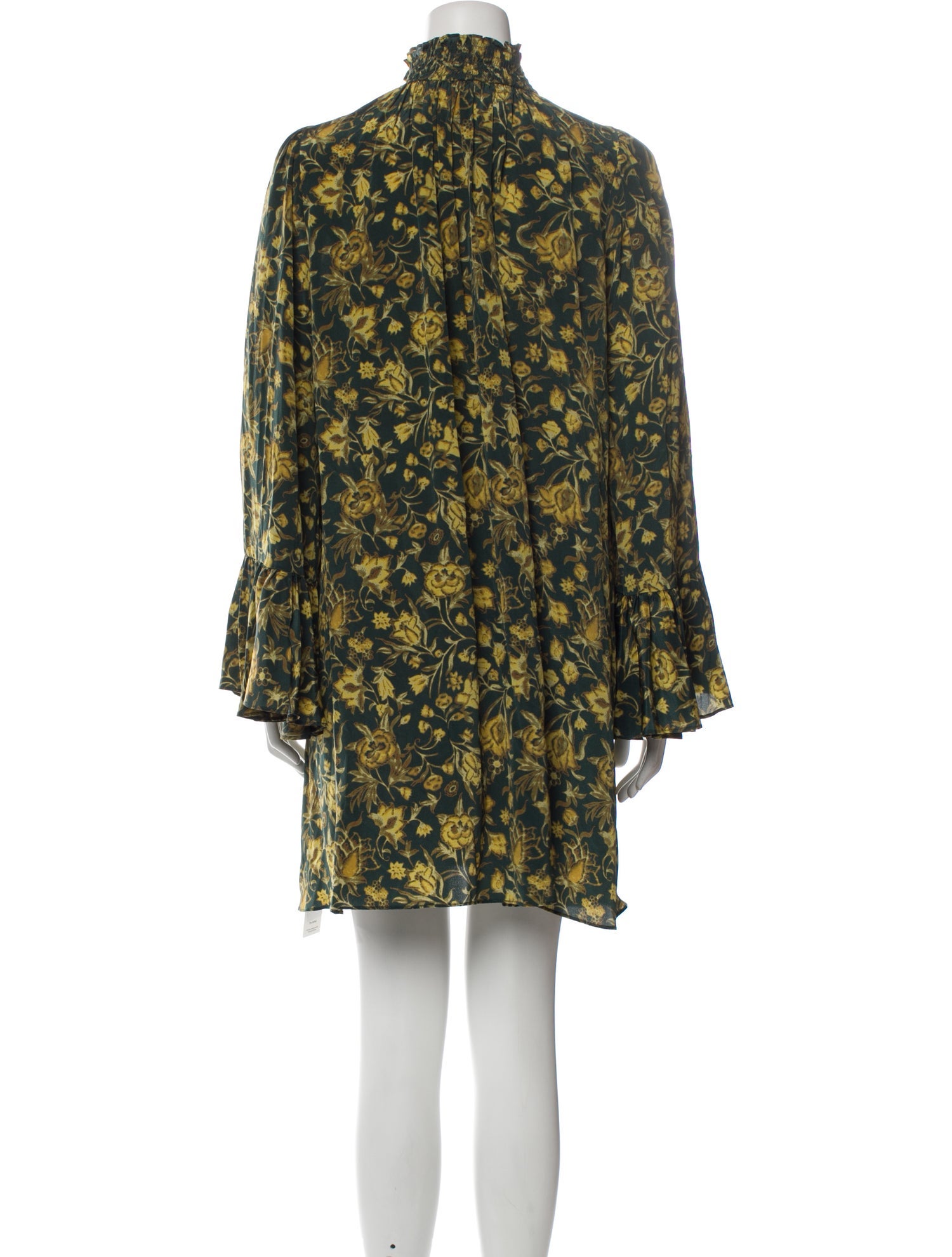 brown and white.polka dot dress Luscian Plunge Mini Dress in Micro Polka Brown