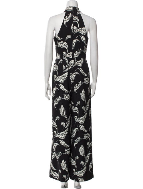 AMUR Printed Halterneck Jumpsuit