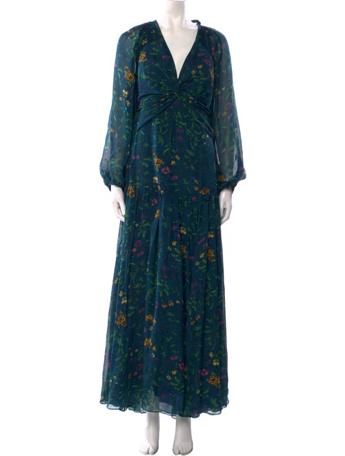 AMUR Silk Long Dress