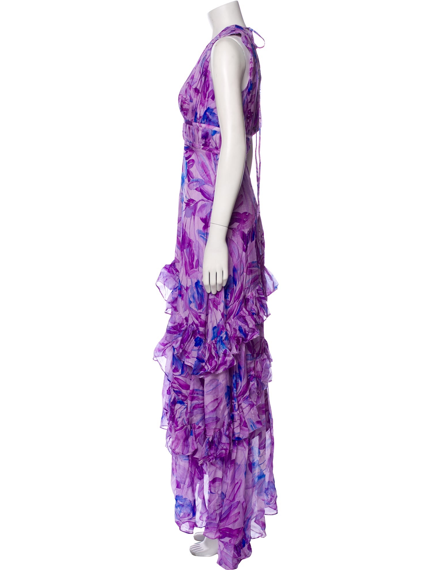 AMUR Silk Long Dress