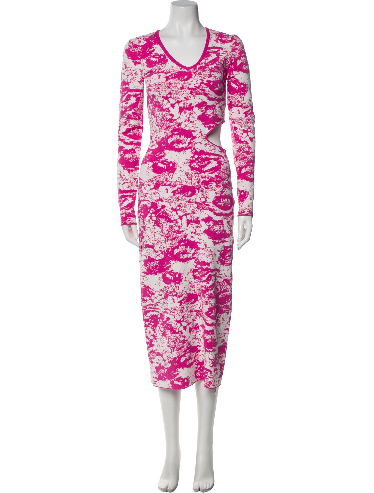 AMUR Printed Long Dress