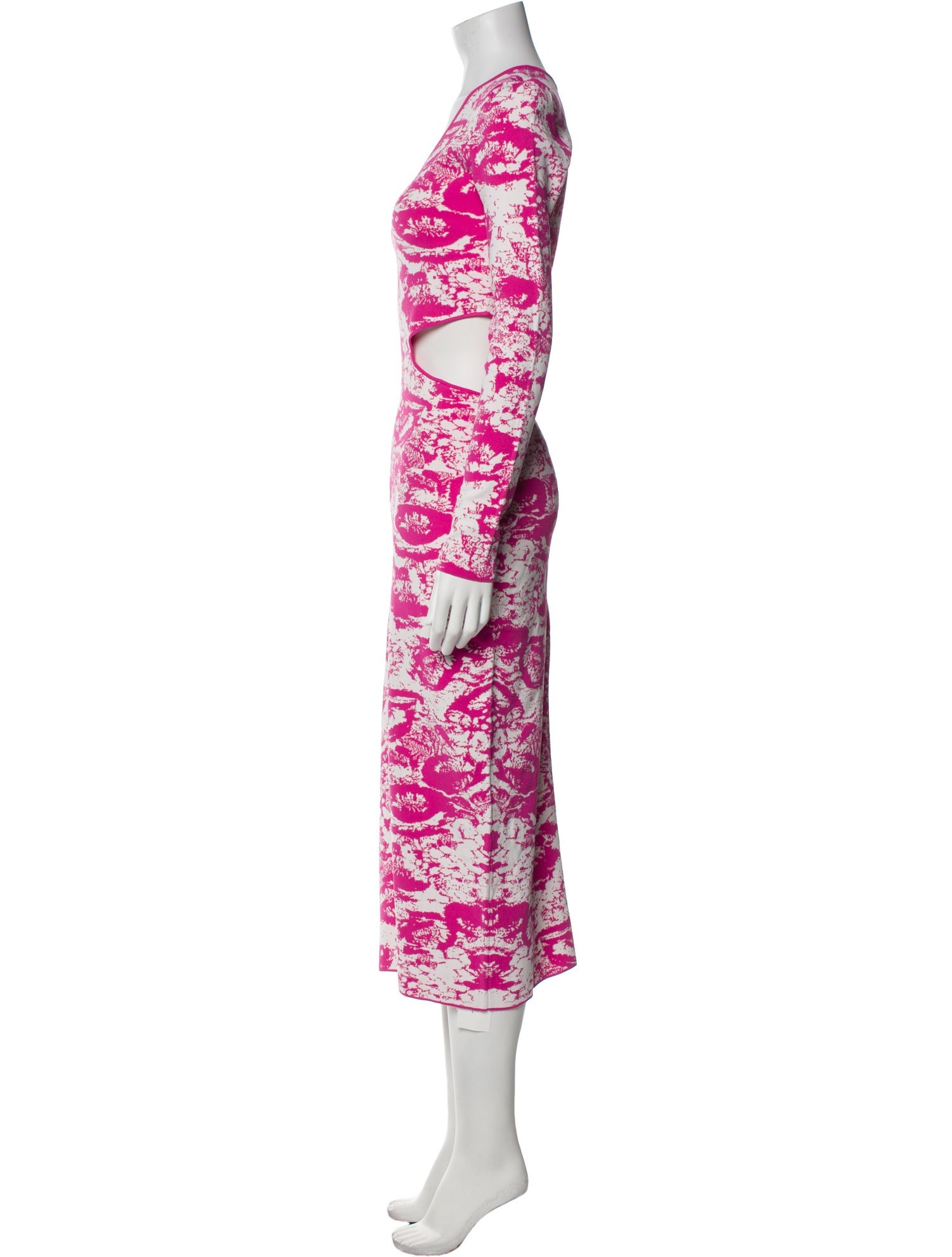 AMUR Printed Long Dress