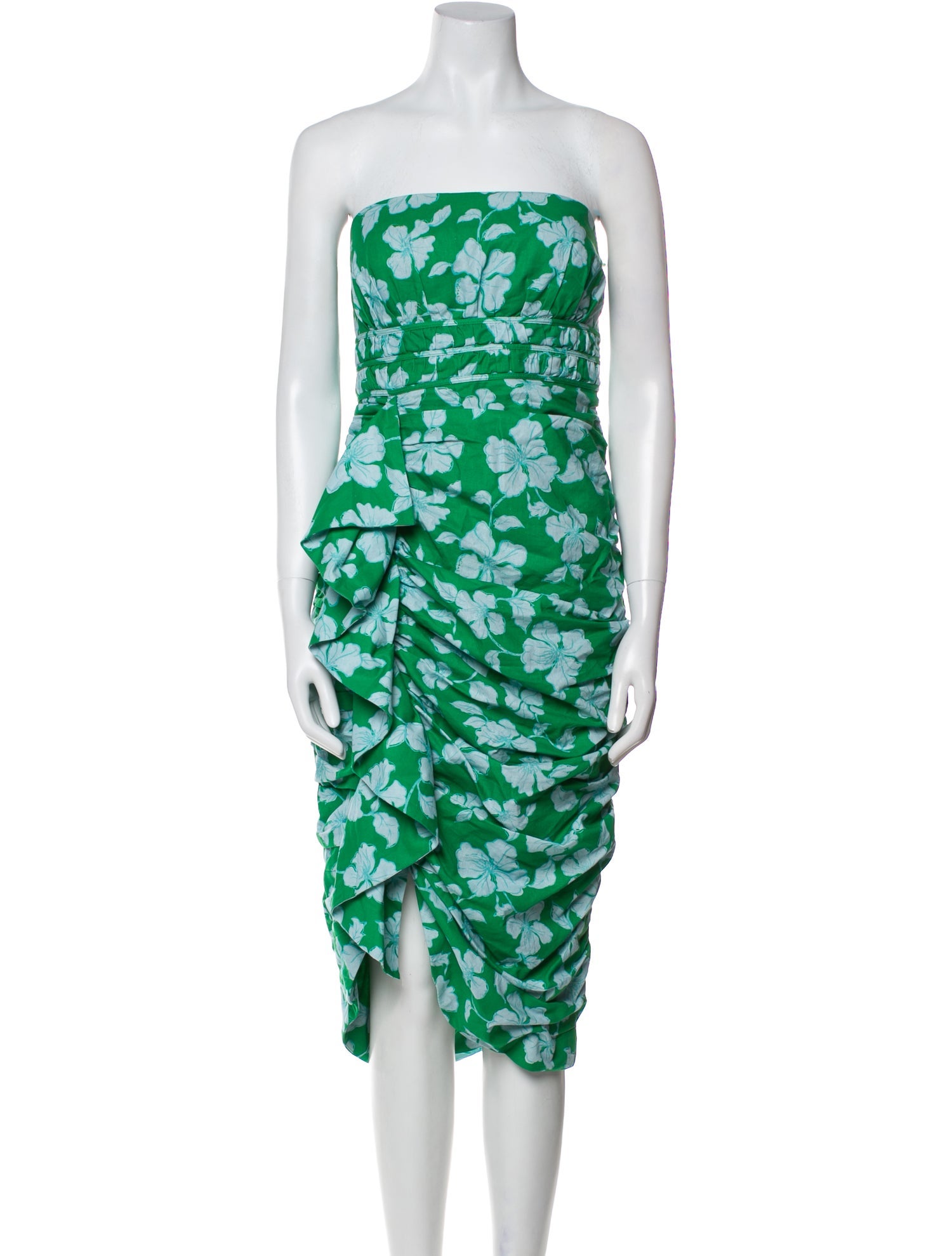 AMUR Printed Knee-Length Dress