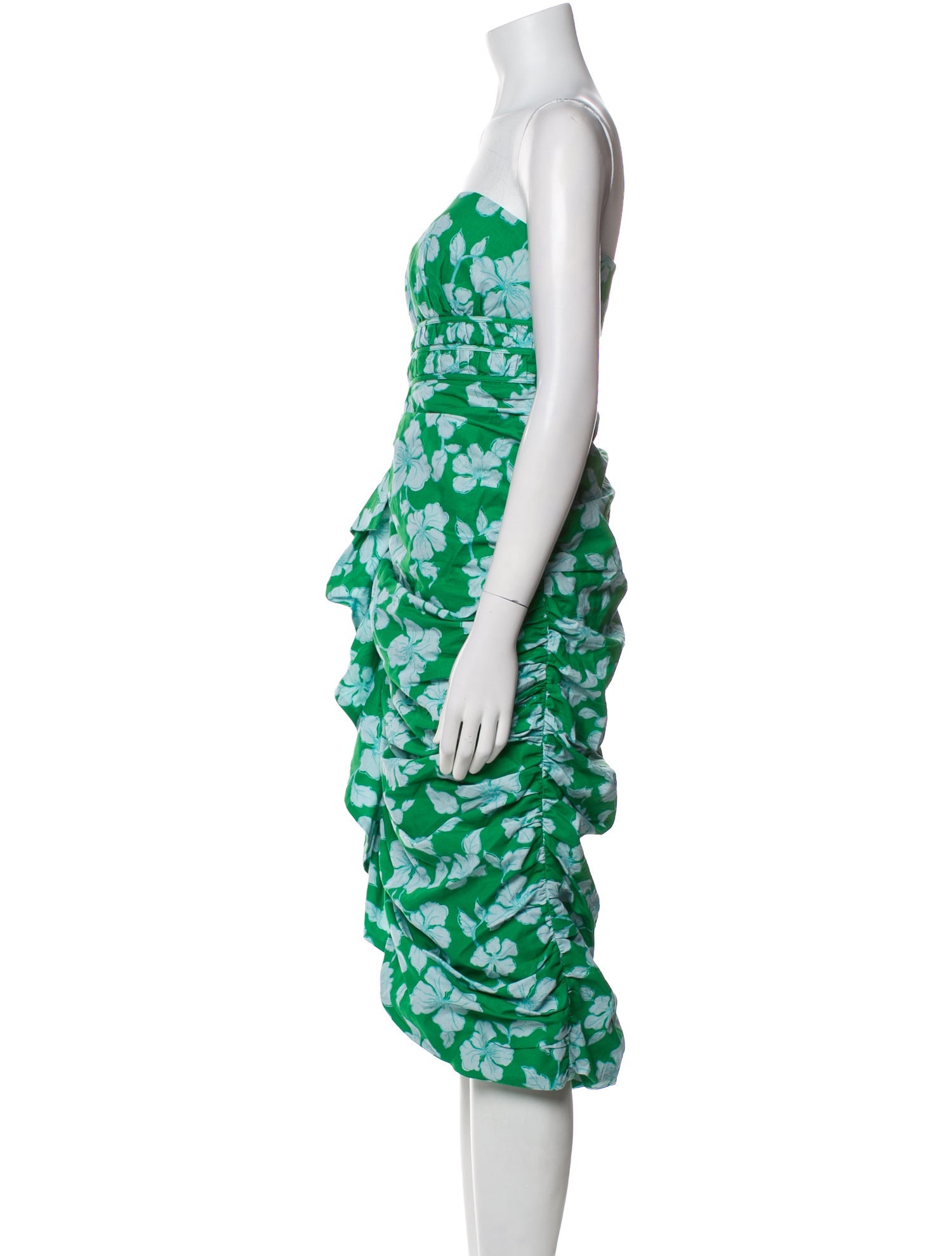 AMUR Printed Knee-Length Dress