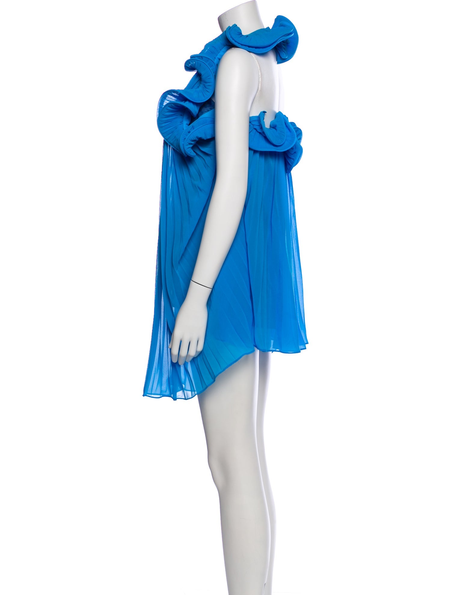 AMUR Mock Neck Mini Dress