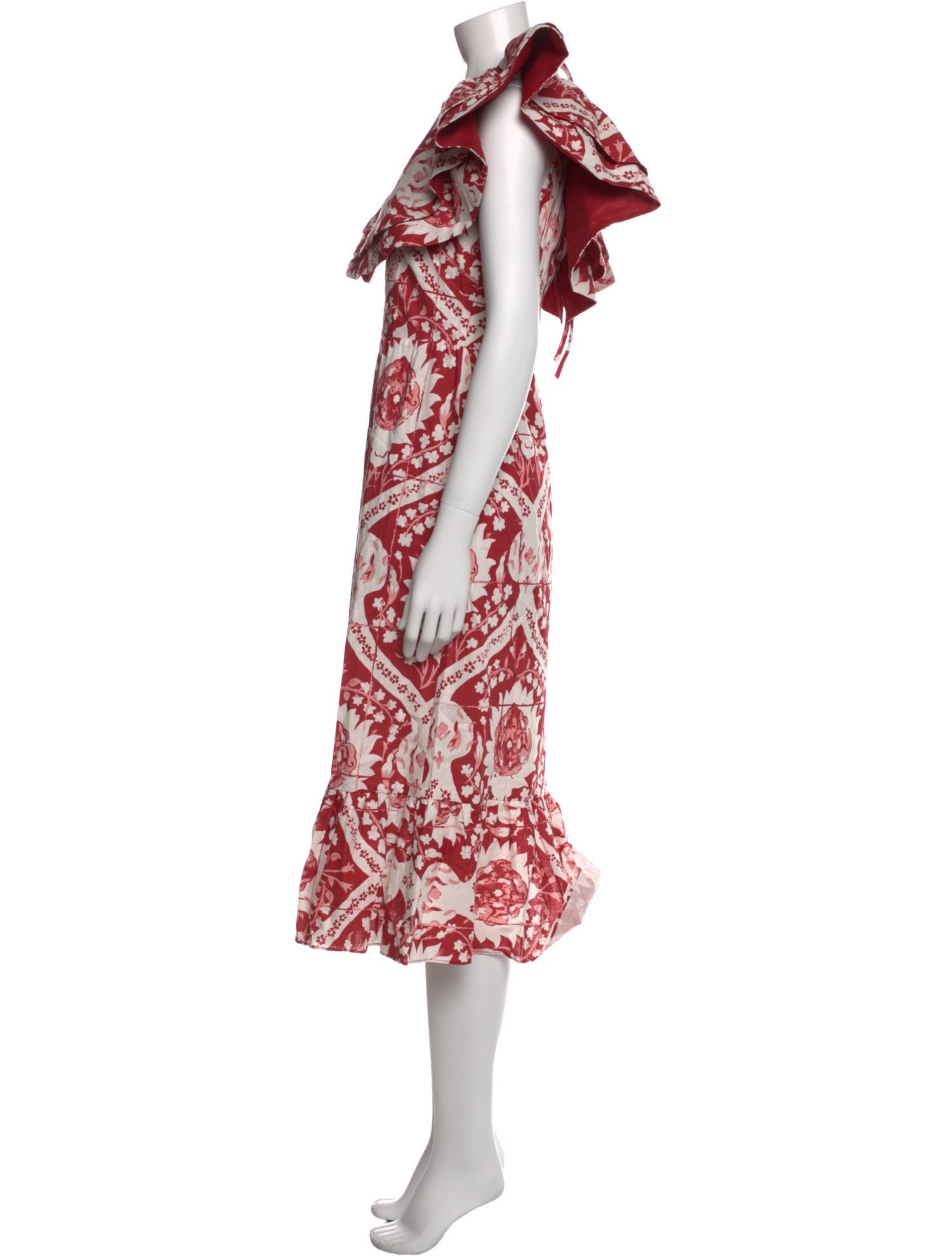 AMUR Printed Long Dress