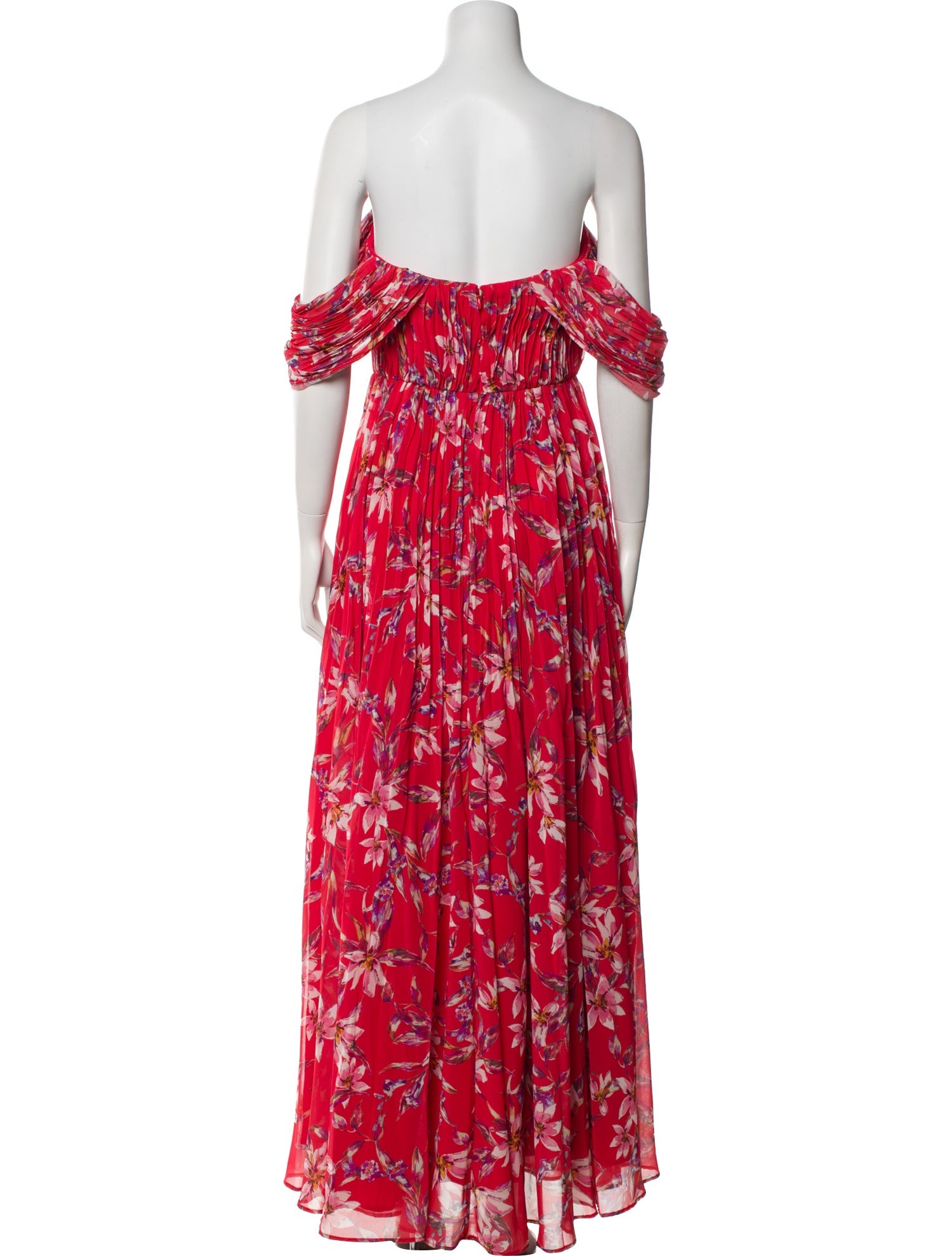 AMUR Floral Print Long Dress