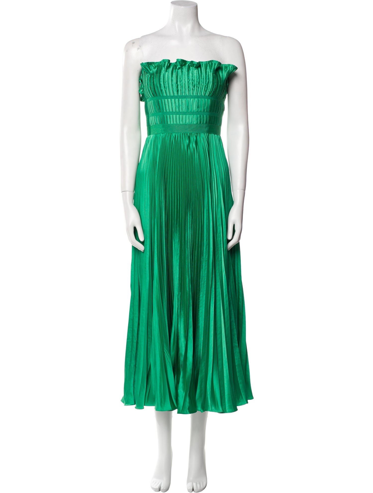 AMUR Strapless Midi Length Dress