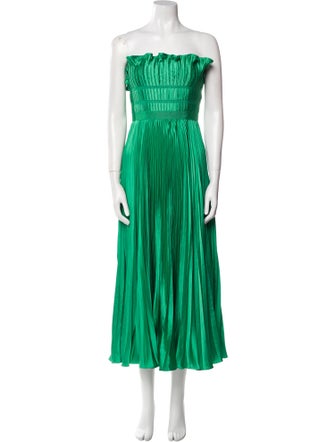 AMUR Strapless Midi Length Dress