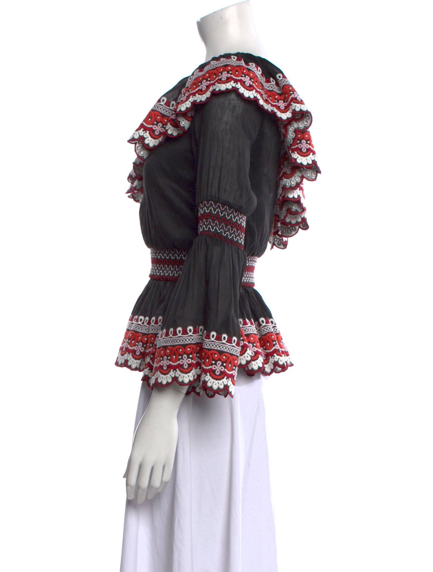 AMUR Linen Printed Top