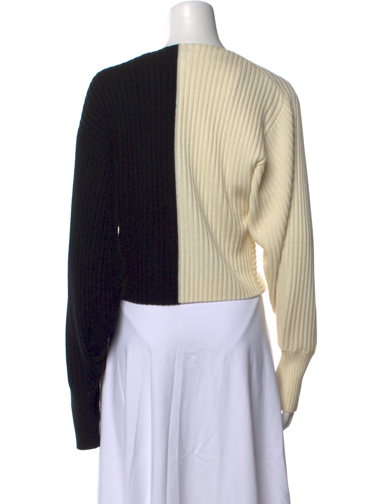 AMUR Merino Wool V-Neck Sweater