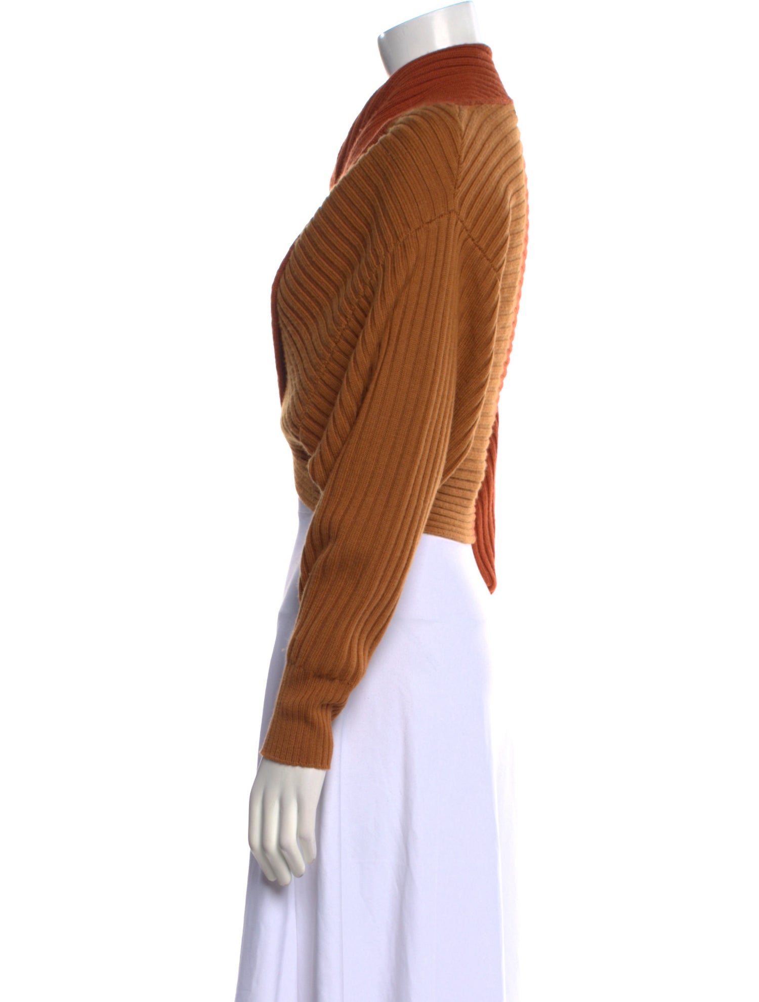 AMUR Merino Wool Mock Neck Sweater