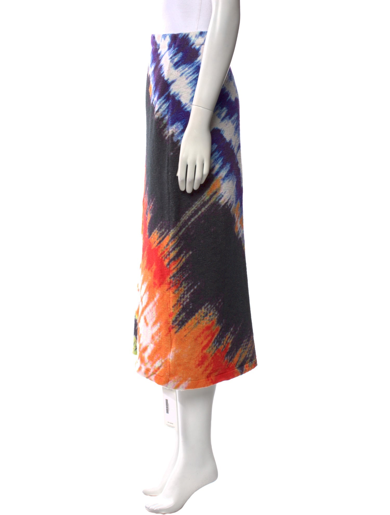 AMUR Printed Midi Length Skirt