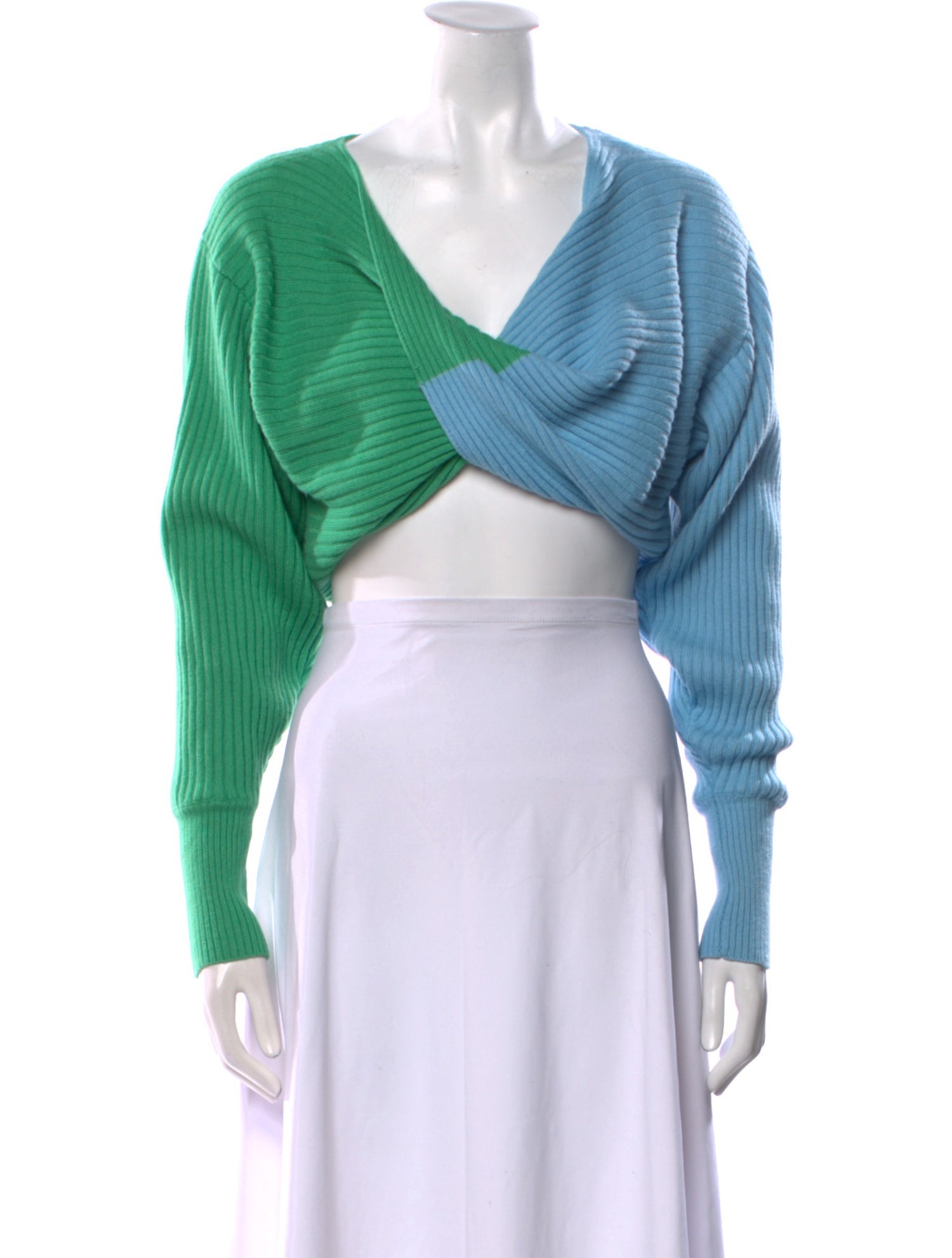 AMUR Merino Wool V-Neck Sweater