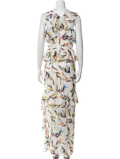 AMUR Floral Print Long Dress