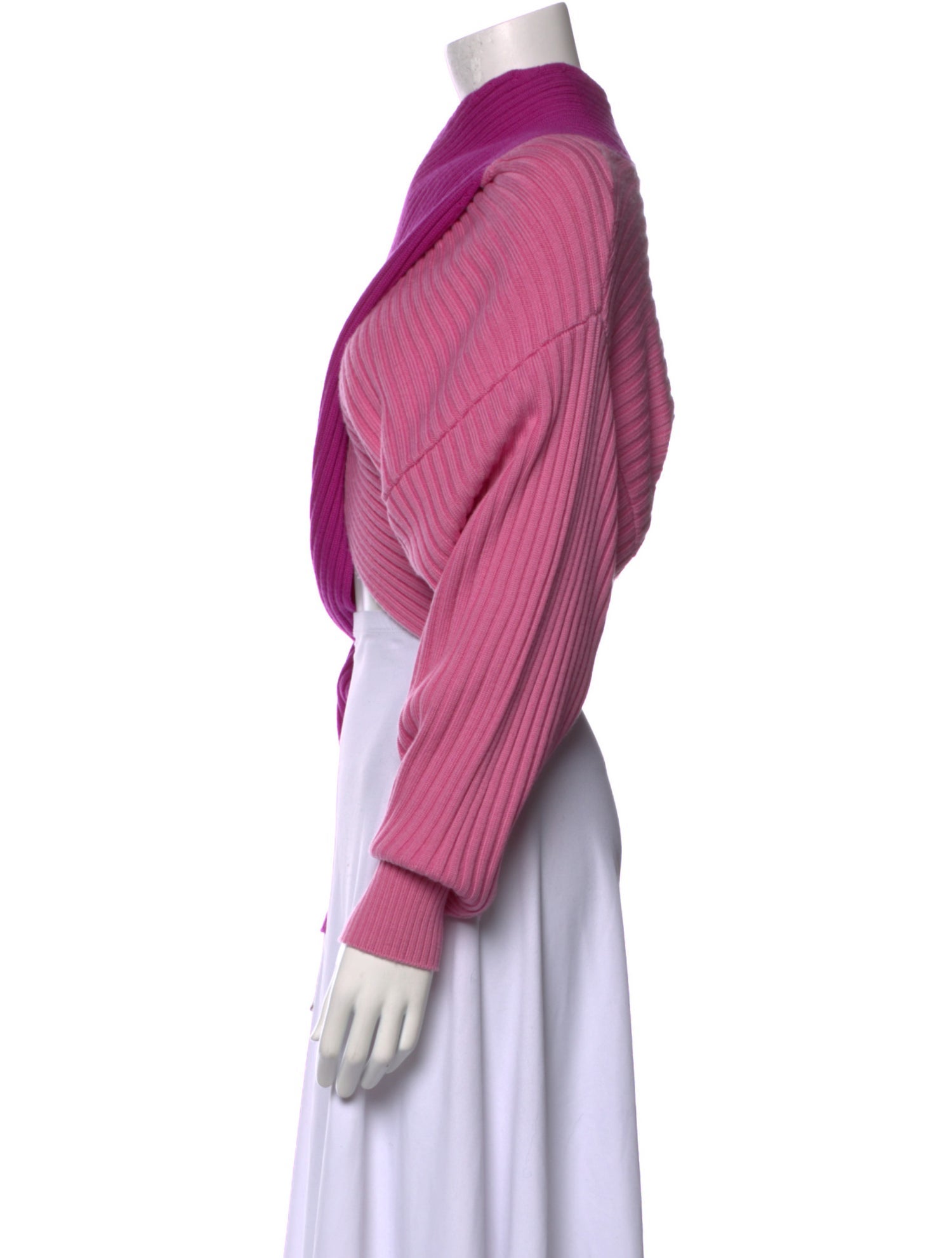 AMUR Merino Wool Mock Neck Sweater