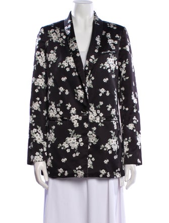 AMUR Floral Print Blazer