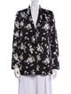 AMUR Floral Print Blazer