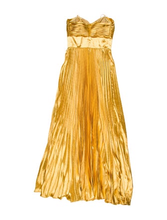 AMUR Strapless Midi Length Dress