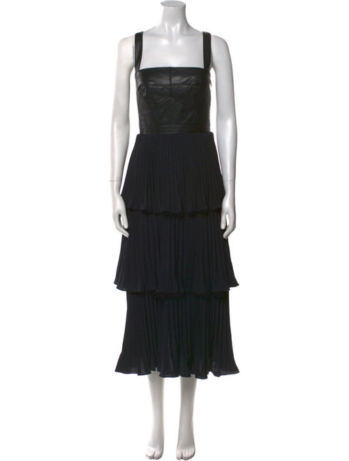 AMUR Square Neckline Long Dress