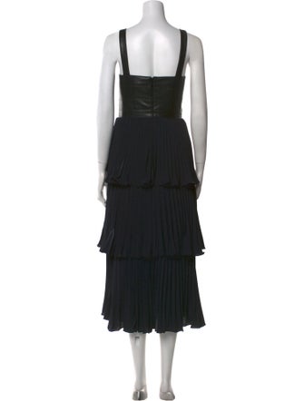 AMUR Square Neckline Long Dress