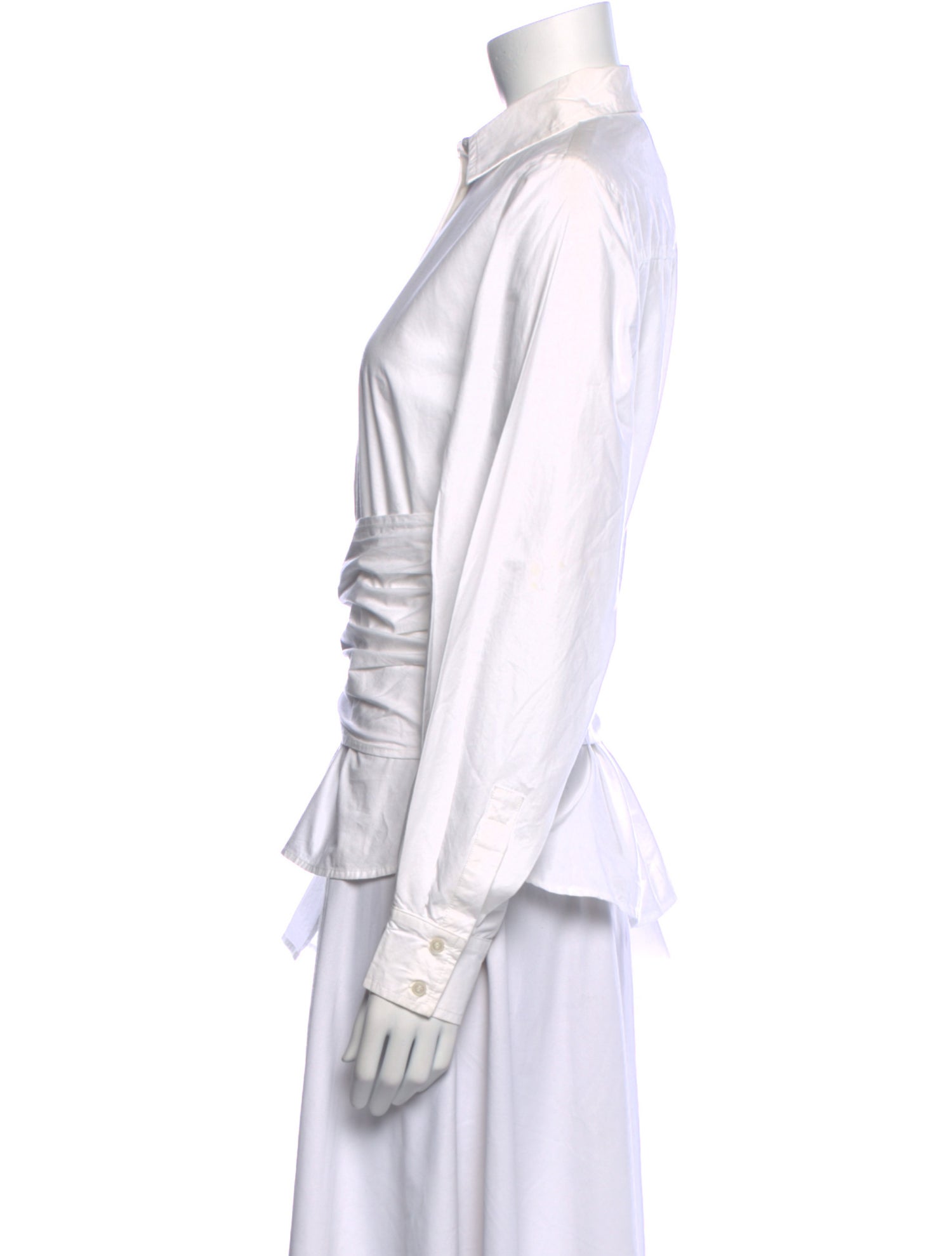 AMUR Long Sleeve Button-Up Top