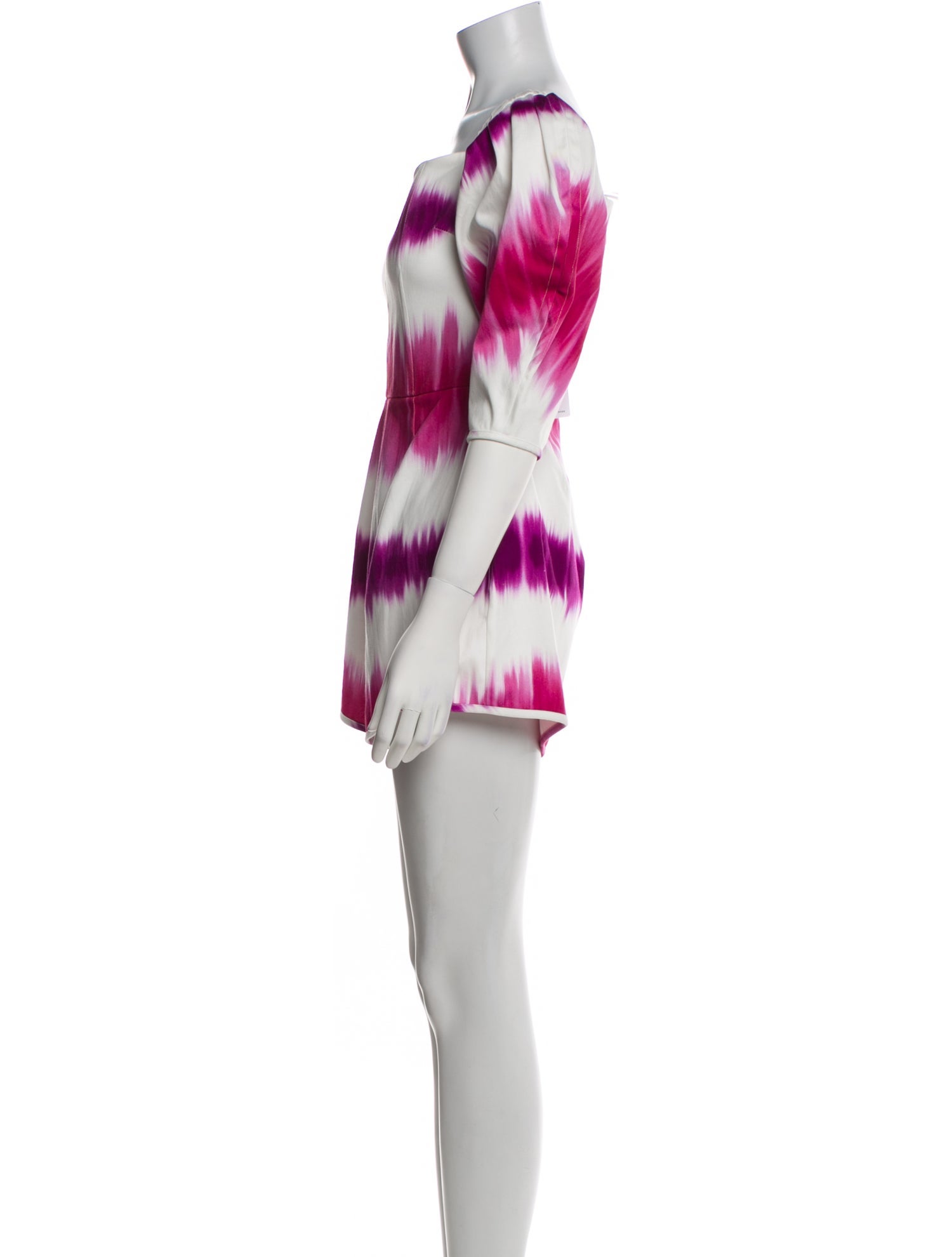 AMUR Tie-Dye Print V-Neck Romper w/ Tags